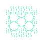 技術核心圖示 - 耐 Reflow 分子設計